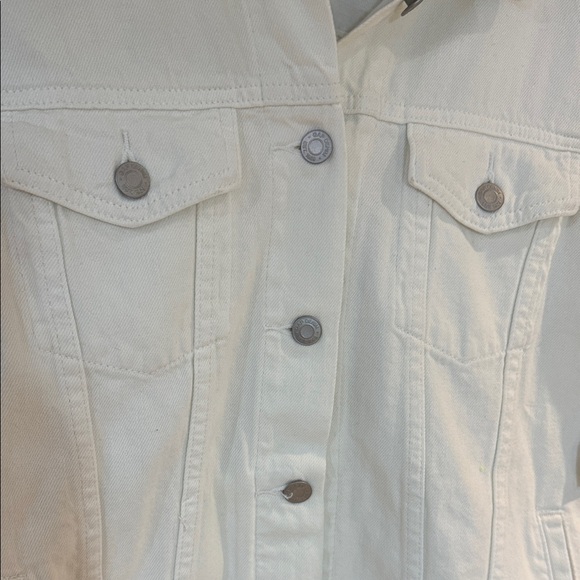 NWT GAP Off white Icon Women's Denim Jacket - Picture 4 of 12